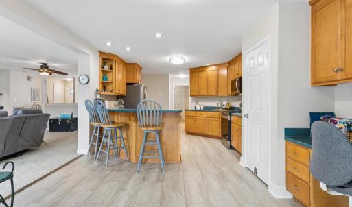 Large kitchen with lots of storage