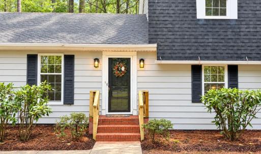 Front door, new railing