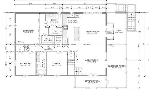 1st Level Floor Plan