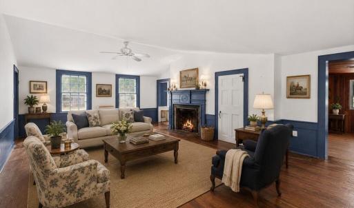 Living Room - Staged Virtually