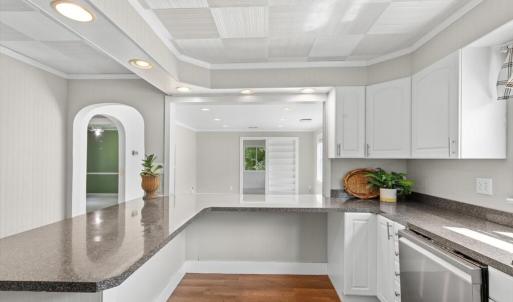 Kitchen Open to Living Room