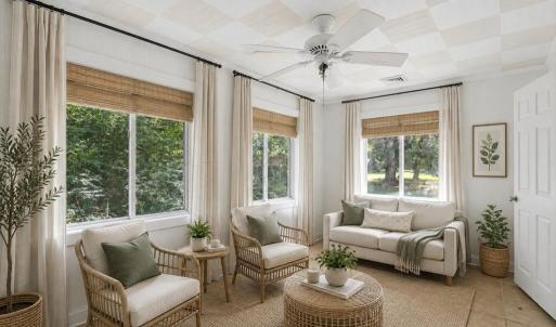 Sunroom - Staged Virtually