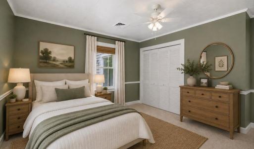 Bedroom - Staged Virtually