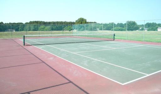 Neighborhood tennis court
