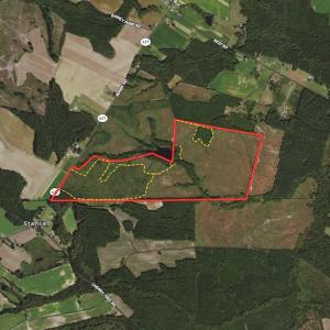 Photo #1 of SOLD property in Off Brink Road, Emporia, VA 190.0 acres