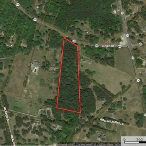 Photo #1 of SOLD property in Off Oliver Drive, Smithfield, VA 4.9 acres