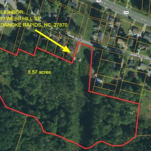 Photo #25 of SOLD property in Off Webb Hill St, Roanoke Rapids, NC 8.6 acres
