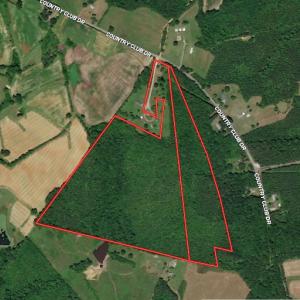 Photo #1 of SOLD property in 1282 Country Club Drive, Chase City, VA 64.1 acres
