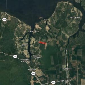 Photo #23 of SOLD property in Off Adams Creek Rd, Havelock, NC 43.1 acres