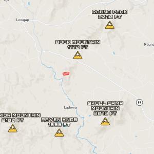 Photo #9 of Off Big Rock Ln, Lowgap, NC 7.0 acres
