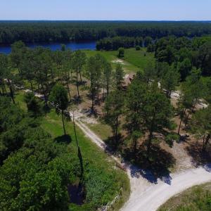 Photo of UNDER CONTRACT!  9 Acres of Waterfront Land with House For Sale in Hyde County NC!