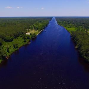 Photo of UNDER CONTRACT!  9 Acres of Waterfront Land with House For Sale in Hyde County NC!