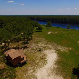 Photo of UNDER CONTRACT!  9 Acres of Waterfront Land with House For Sale in Hyde County NC!