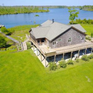 Photo of UNDER CONTRACT!  Waterfront Home with 11 Acres of Land For Sale in Tyrrell County NC!