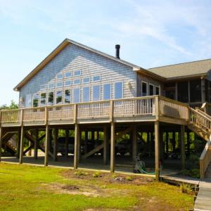 Photo of UNDER CONTRACT!  Waterfront Home with 11 Acres of Land For Sale in Tyrrell County NC!