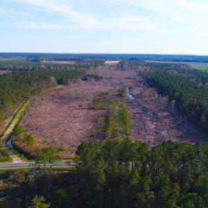 Photo of UNDER CONTRACT!  25.13 Acres of Affordable Clear Cut Timber Land For Sale in Hyde County NC!