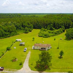 Photo of UNDER CONTRACT!  59 Acres of Hunting and Timber Land with Home For Sale in Bertie County NC!