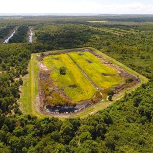 Photo of 251 Acres of Recreational Hunting Land with Lodge For Sale in Hyde County NC!