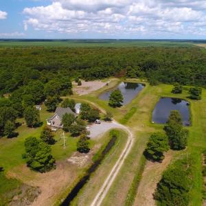 Photo of 251 Acres of Recreational Hunting Land with Lodge For Sale in Hyde County NC!