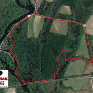 Photo of SOLD!  127 Acres of Farm and Hunting Land on the Blackwater River For Sale in Isle of Wight County Virginia!