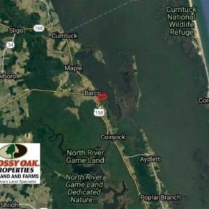 Photo of UNDER CONTRACT!!  109.38 Acres of Waterfront Land For Sale in Currituck County NC!