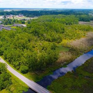 Photo of UNDER CONTRACT!!  14.2 Acres of Waterfront Residential Land For Sale in Pamlico County NC!