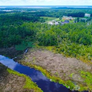 Photo of UNDER CONTRACT!!  14.2 Acres of Waterfront Residential Land For Sale in Pamlico County NC!