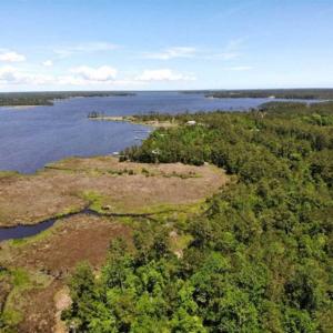 Photo of 5.6 Acres of Waterfront Hunting Fishing and Residential Land for Sale in Pamlico County NC!