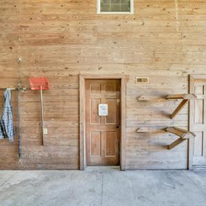View of stable featuring visible vents