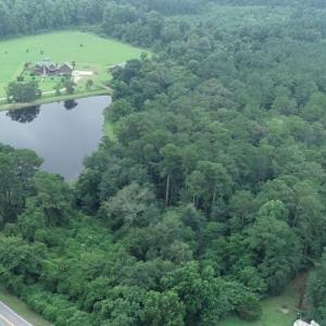 Aerial overview of property's location featuring a