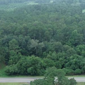 Aerial view of property's location featuring a hea