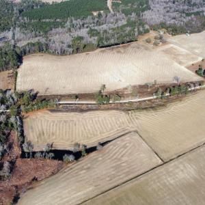 Aerial overview of property's location featuring e