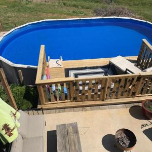 Above Ground Saltwater Pool