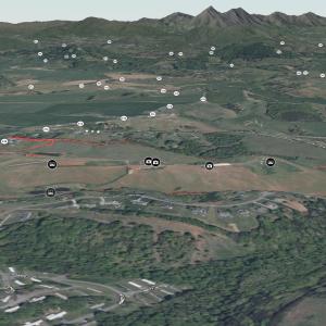 Aerial mountains