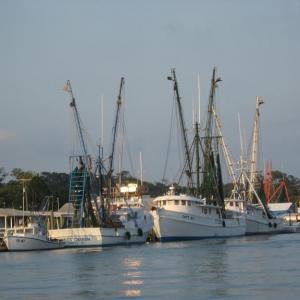 Shrimp boats on the ICW