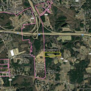 Knightdale city limits map