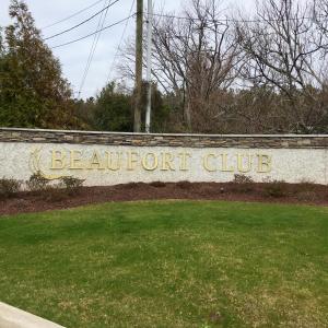 Entrance of Beaufort Club