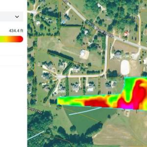Johnson Pond Rd elevation stats