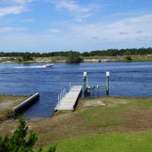 Private boat ramp, dock and lift