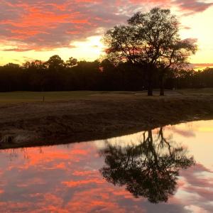 Winding River Carolina National Sunset