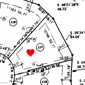 IV 6B 117 6724 Dunlowe Notch plat map