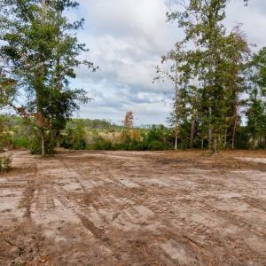 Large cleared lot