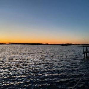 dock sunset dark