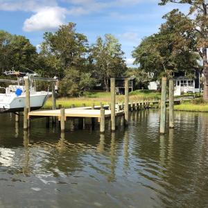 view from water shared dock