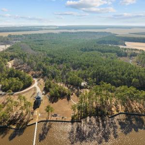 Aerial over Pungo Creek