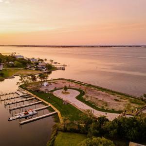 Waterfront lot with boat dock