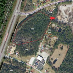 9.75 acre corner lot