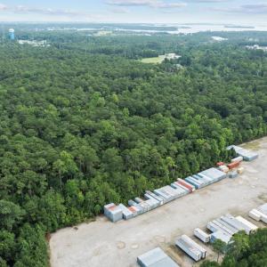 Stream on back corner