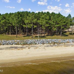 View of Lot 2 and Beach fr Neuse River