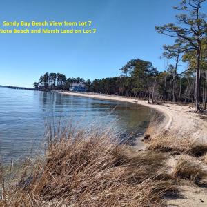 Sandy Bay Beach View from Lot 7